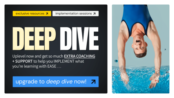 30 Days to $1k - DEEP DIVE Experience