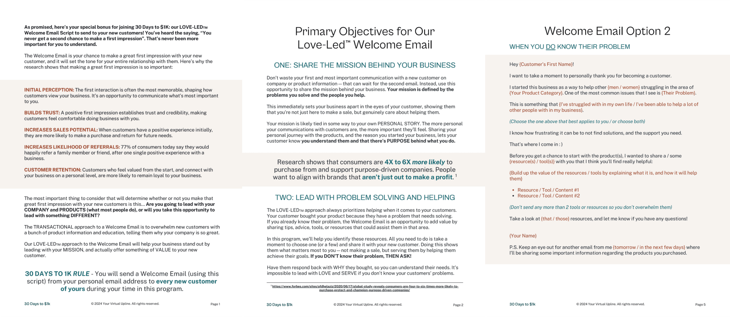 30 Day Value Content Execution Plan