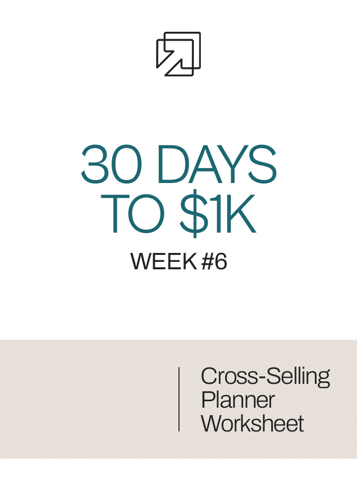 30 Days to $1k Sales Plan Calculator