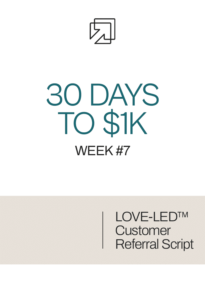 30 Days to $1k Sales Plan Calculator